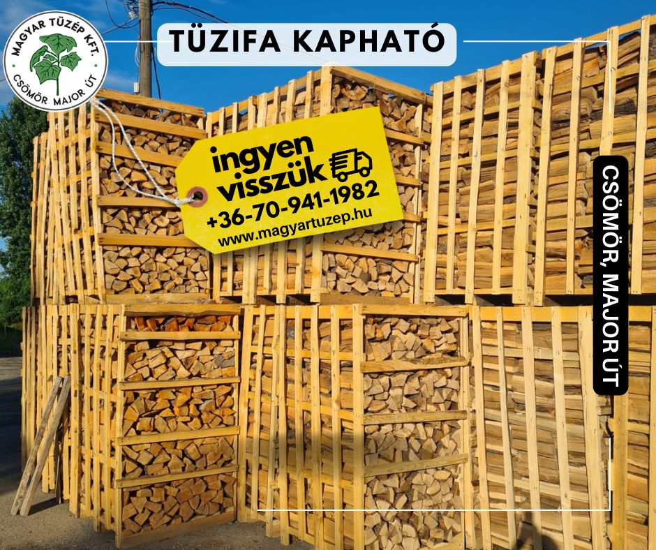 Tüzifa kapható! ajánlat Magyar Tüzép 